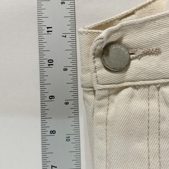 BlankNYC 34 Mens 014 Slim Sew Your Oats Cream Jeans 100% Cotton - Picture 9 of 10